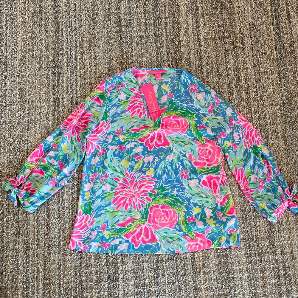Lilly Pulitzer XS Pamala Lileeze Top